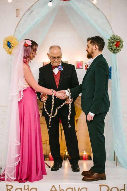 Caragh + Ryan: una boda pink flamingo 🦩 43
