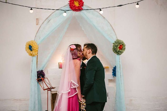 Caragh + Ryan: una boda pink flamingo 🦩 44