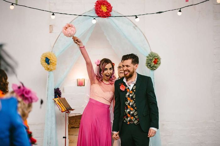 Caragh + Ryan: una boda pink flamingo 🦩 45