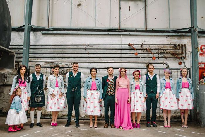 Caragh + Ryan: una boda pink flamingo 🦩 49