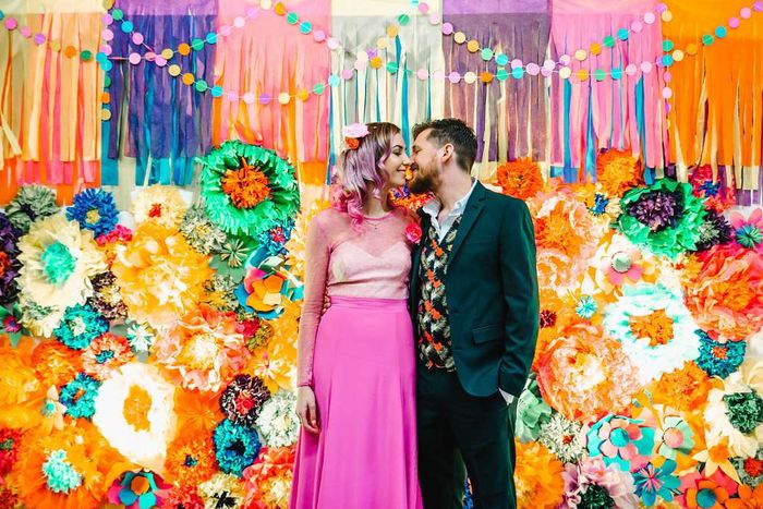 Caragh + Ryan: una boda pink flamingo 🦩 54