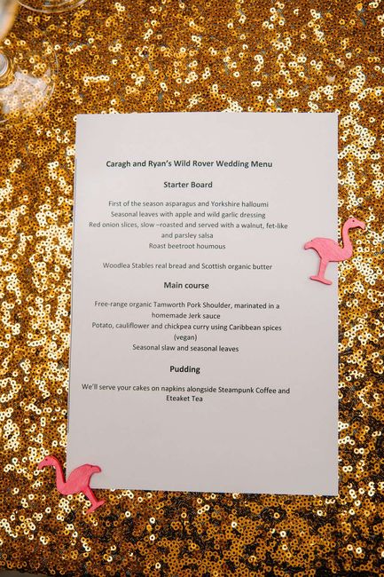 Caragh + Ryan: una boda pink flamingo 🦩 74