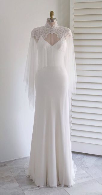 Ponle una bella capa a tu vestido de novia 9