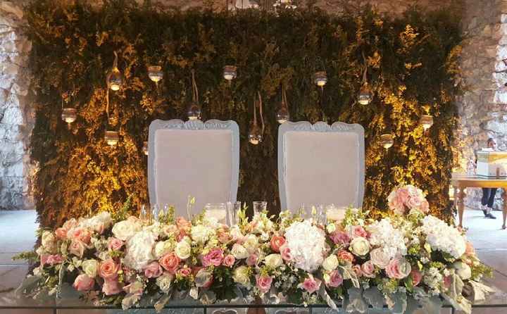  Decoración mesa de novios. - 3