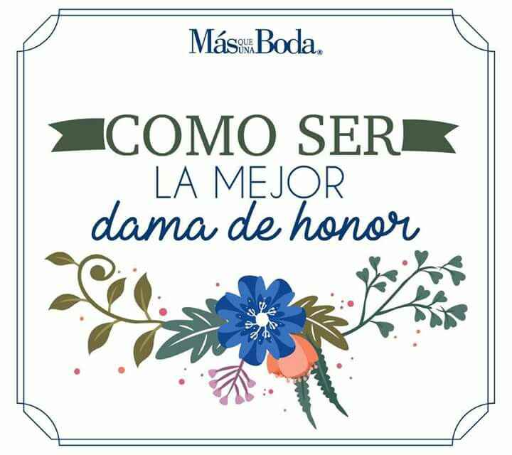  ¿como ser la mejor dama de honor? - 1