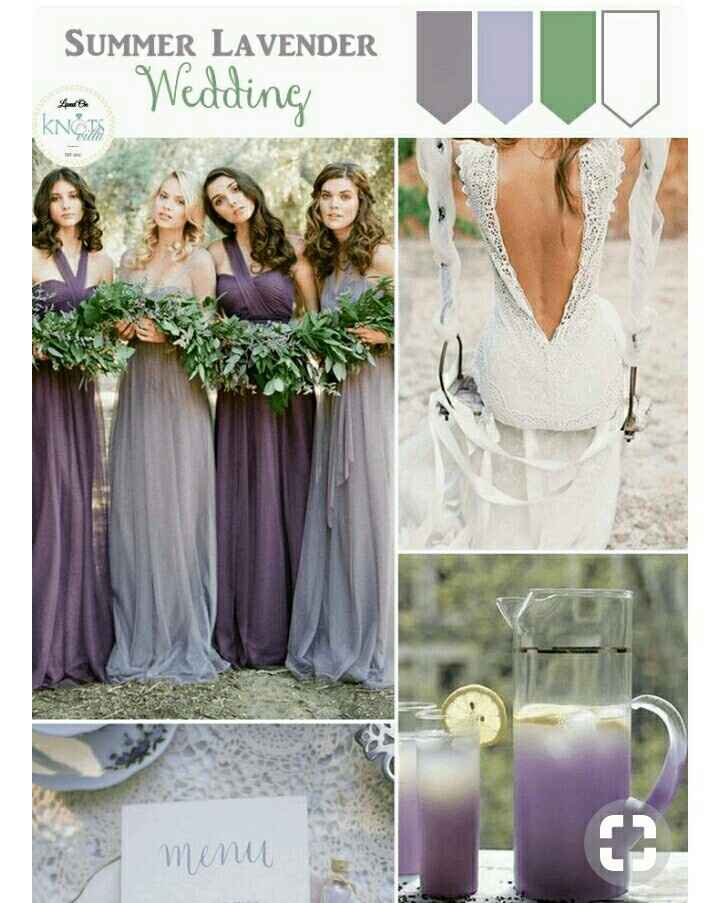  Boda con tonos Lila y lavanda con blanco! - 5