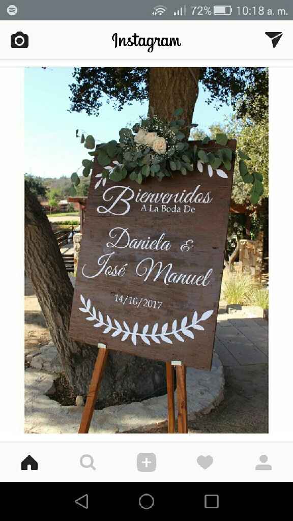 Letrero de bienvenida - 1