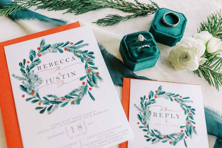 Becca + Justin: Una boda navideña 🎄❄️🎅🏻 - 2