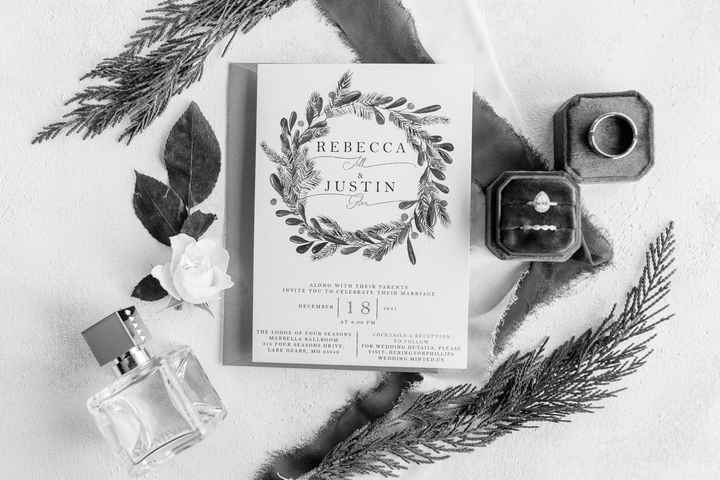 Becca + Justin: Una boda navideña 🎄❄️🎅🏻 - 3