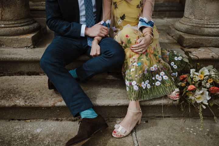 🌿✨ Catriona + Tom: Handfasting y un vestido diseñado por la novia ✨🌿 - 4