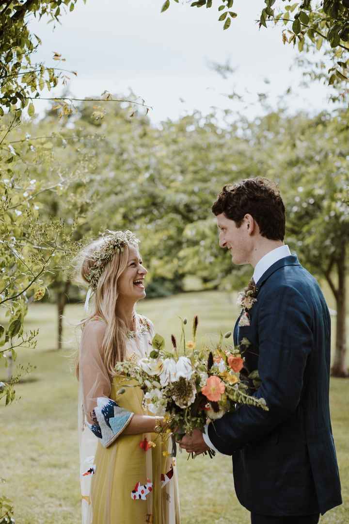 🌿✨ Catriona + Tom: Handfasting y un vestido diseñado por la novia ✨🌿 - 27