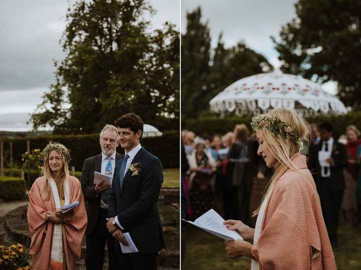 🌿✨ Catriona + Tom: Handfasting y un vestido diseñado por la novia ✨🌿 - 46