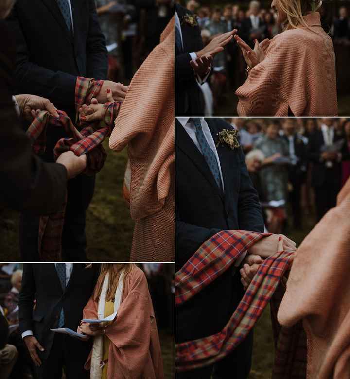 🌿✨ Catriona + Tom: Handfasting y un vestido diseñado por la novia ✨🌿 - 48