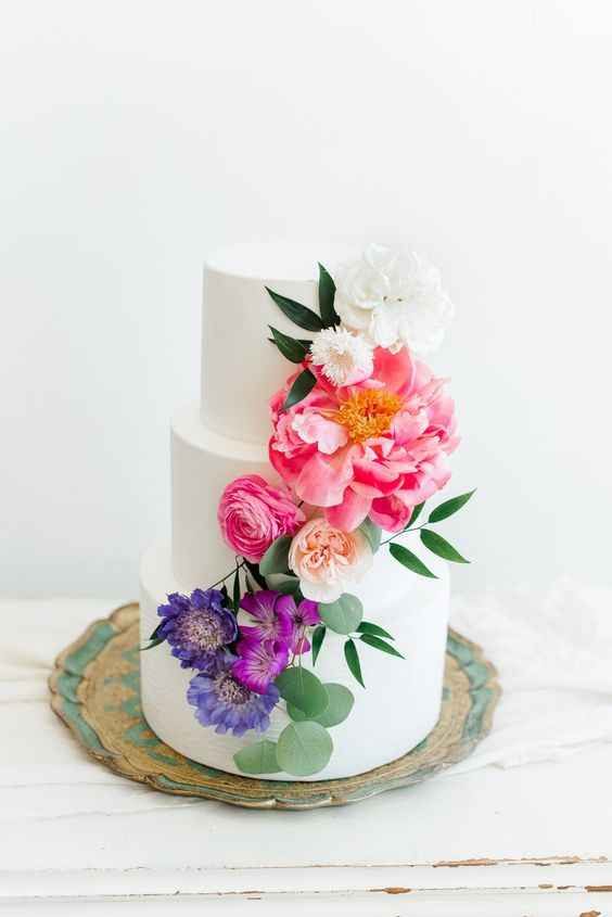 ✨🌸 Pasteles florales para la boda 🌸✨ - 26