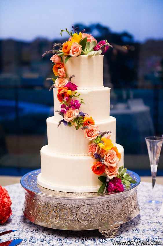 ✨🌸 Pasteles florales para la boda 🌸✨ - 38