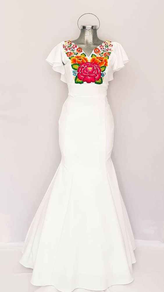 Vestido de novia con un toque muy mexicano - 19