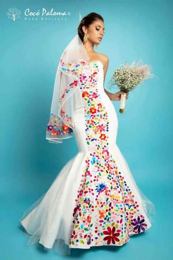 Vestido de novia con un toque muy mexicano - 30