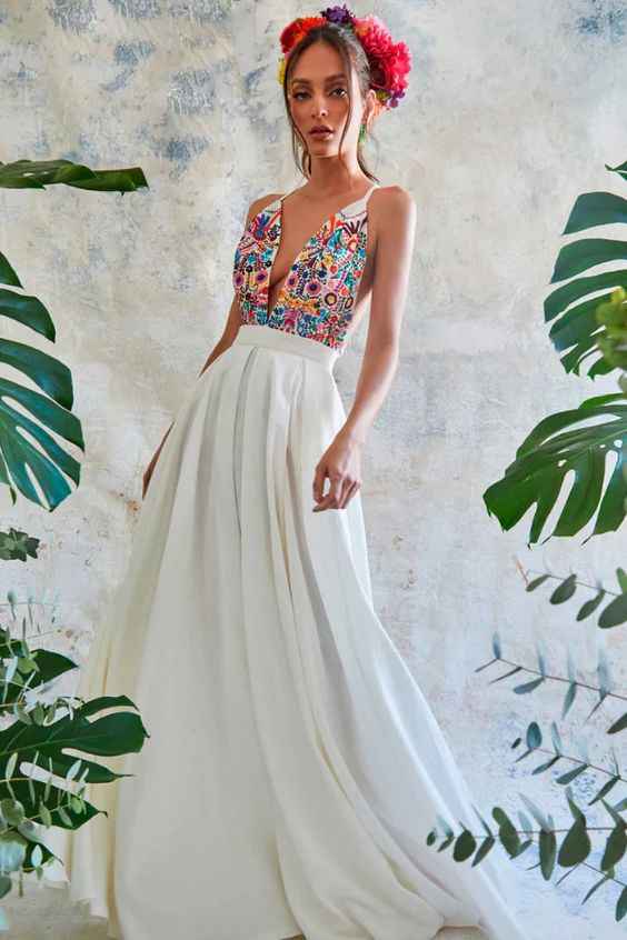 Vestido de novia con un toque muy mexicano - 31