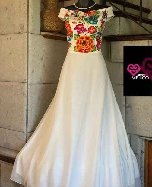 Vestido de novia con un toque muy mexicano - 32