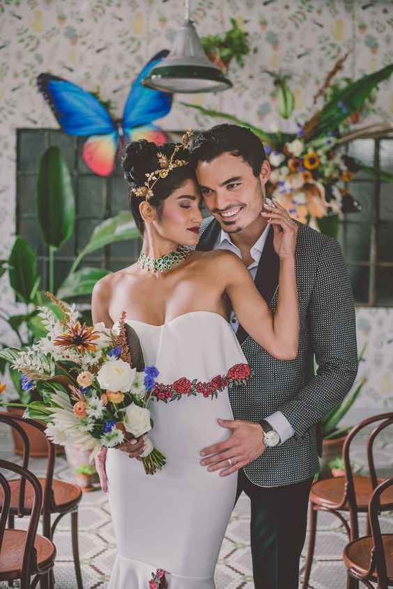 Vestido de novia con un toque muy mexicano - 35