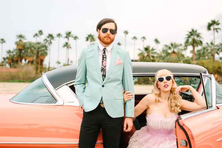 Christine + Alan: una sesión retro (con un toque de Barbie) 💗 - 2