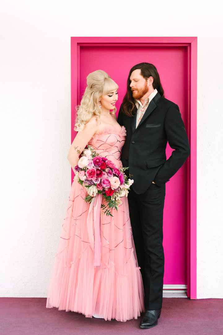 Christine + Alan: una sesión retro (con un toque de Barbie) 💗 - 7