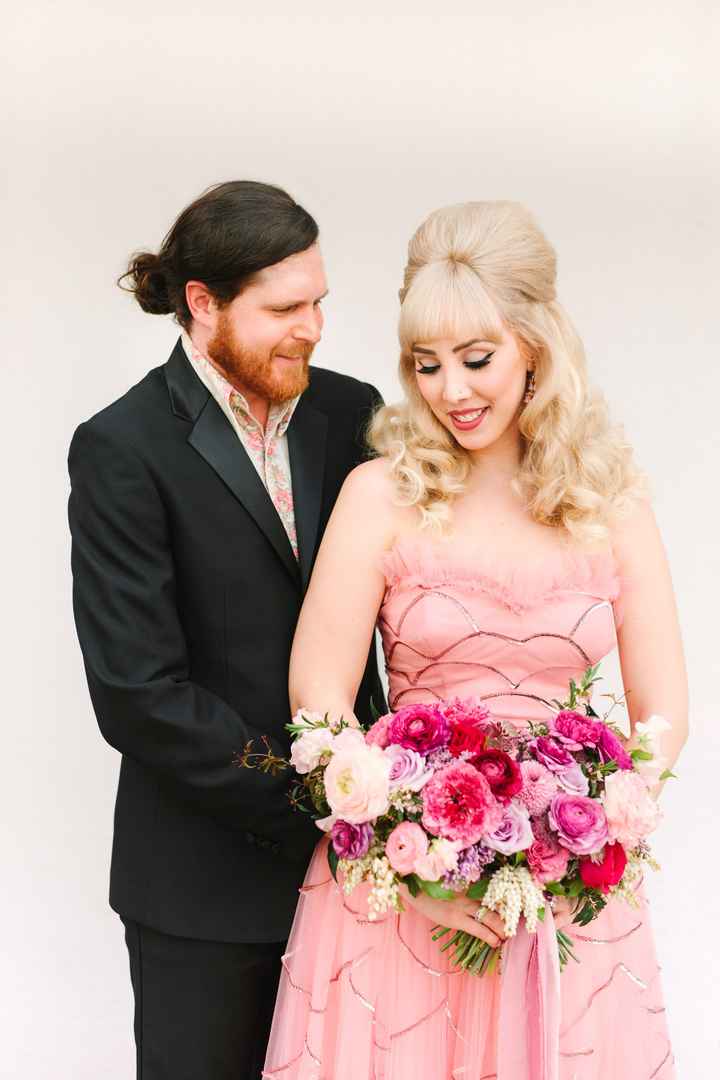 Christine + Alan: una sesión retro (con un toque de Barbie) 💗 - 12