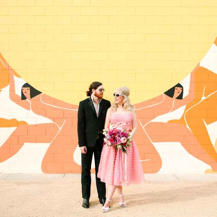 Christine + Alan: una sesión retro (con un toque de Barbie) 💗 - 17