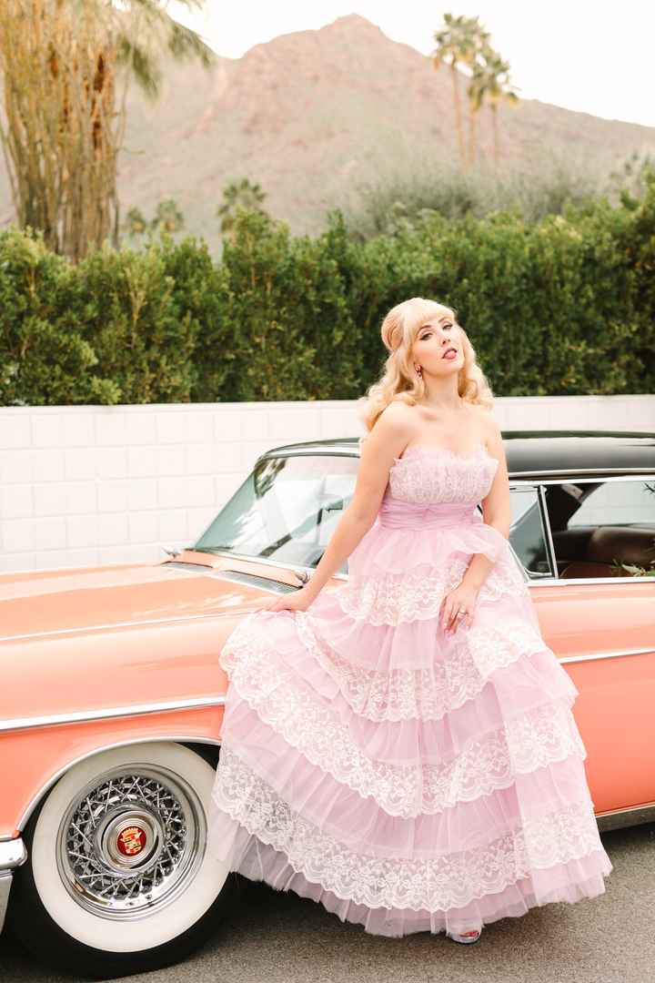 Christine + Alan: una sesión retro (con un toque de Barbie) 💗 - 23