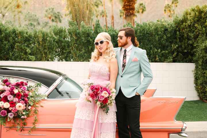 Christine + Alan: una sesión retro (con un toque de Barbie) 💗 - 24