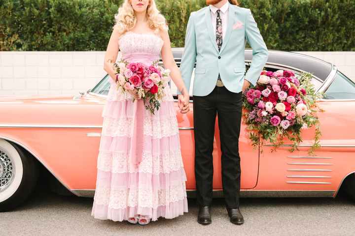 Christine + Alan: una sesión retro (con un toque de Barbie) 💗 - 25
