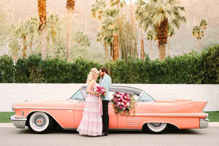 Christine + Alan: una sesión retro (con un toque de Barbie) 💗 - 28