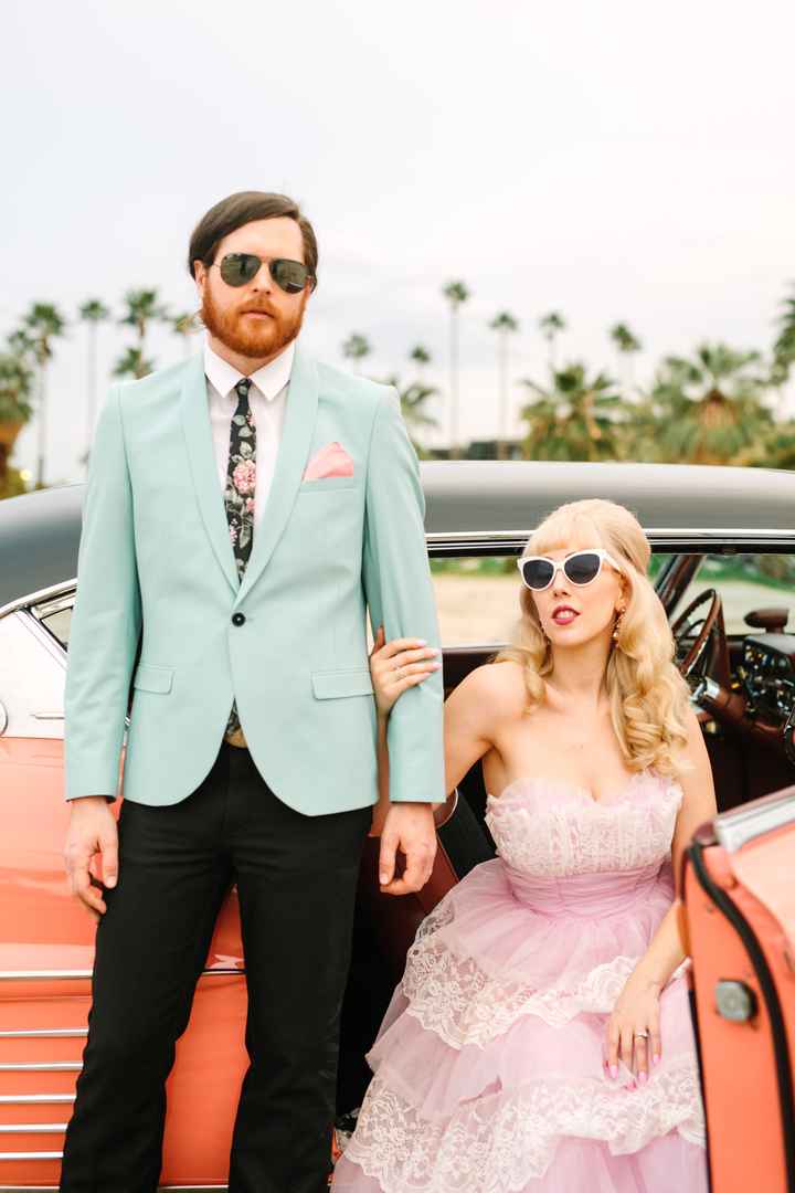 Christine + Alan: una sesión retro (con un toque de Barbie) 💗 - 36