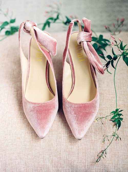 Zapatos de novia en color rosa 💗 - 18