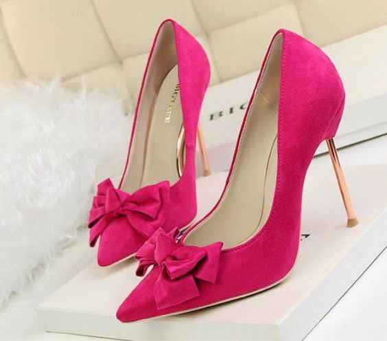 Zapatos de novia en color rosa 💗 - 29