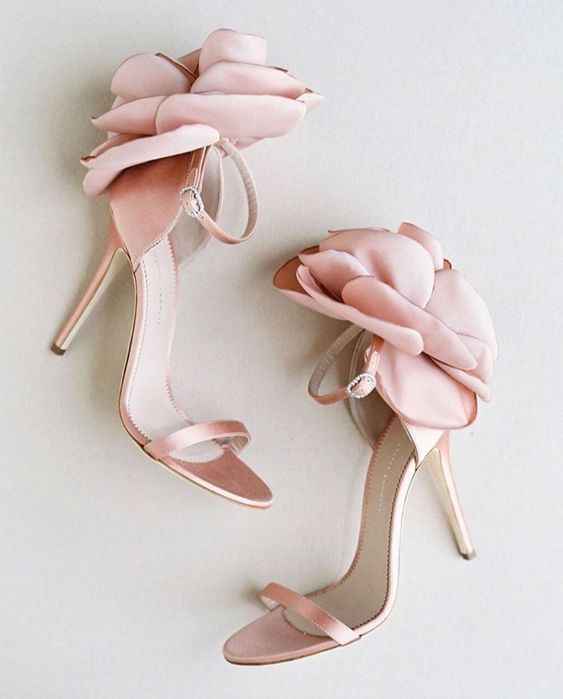 Zapatos de novia en color rosa 💗 - 38