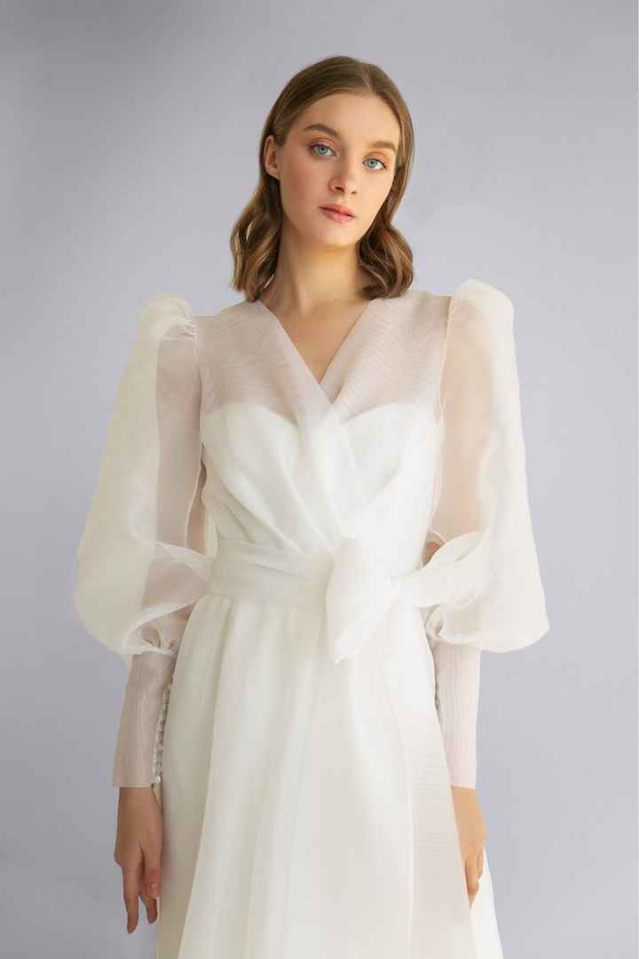Vestidos👗👰🏾‍♀️ con moño 🎀 - 20