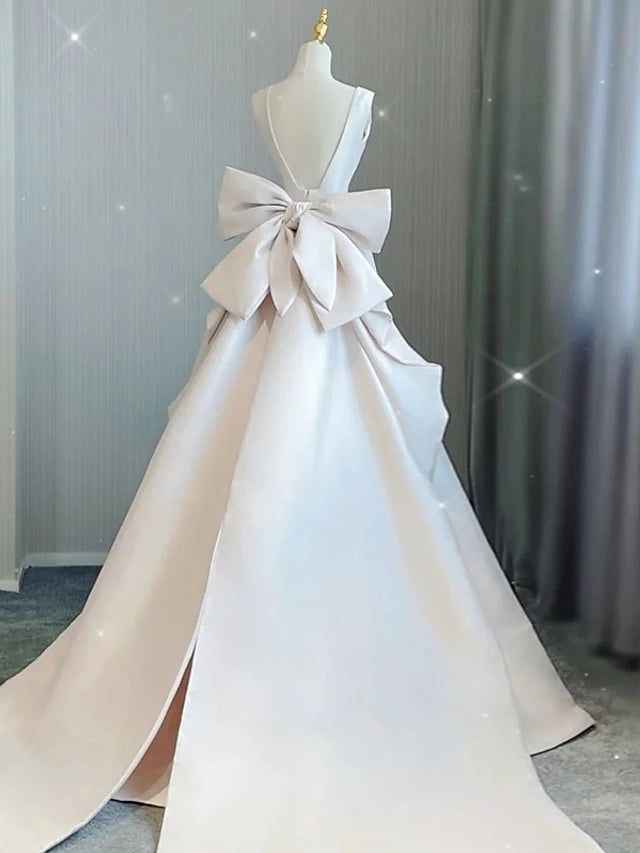 Vestidos👗👰🏾‍♀️ con moño 🎀 - 22