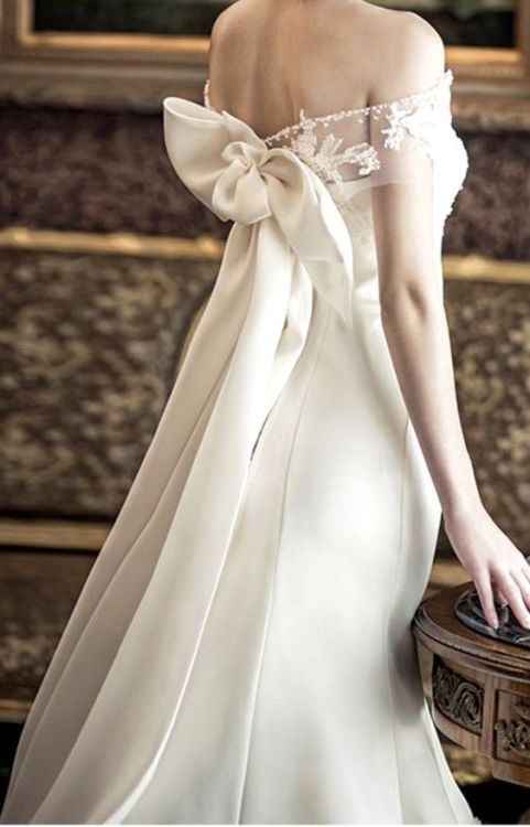 Vestidos👗👰🏾‍♀️ con moño 🎀 - 36