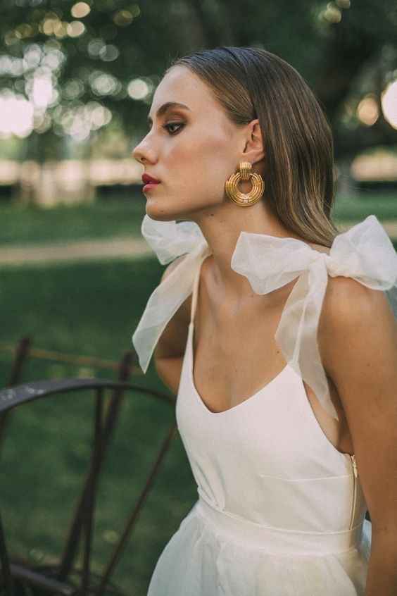 Vestidos👗👰🏾‍♀️ con moño 🎀 - 42