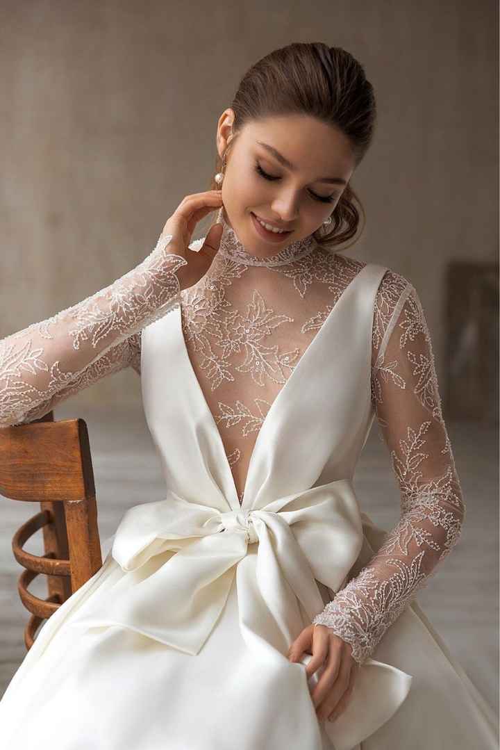 Vestidos👗👰🏾‍♀️ con moño 🎀 - 45
