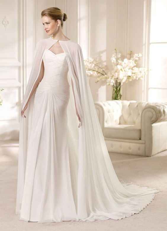 Ponle una bella capa a tu vestido de novia - 4
