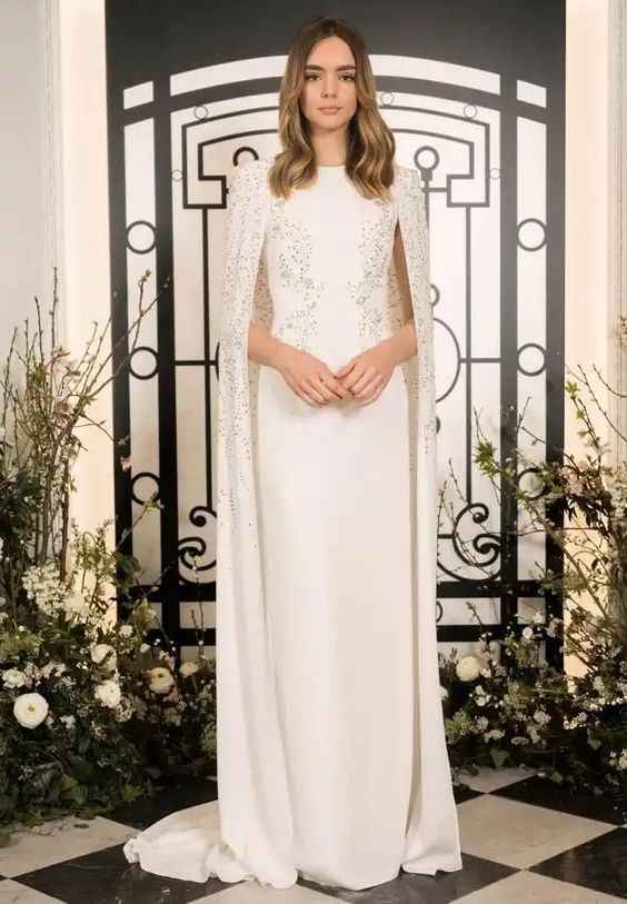 Ponle una bella capa a tu vestido de novia - 16