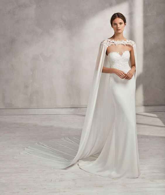 Ponle una bella capa a tu vestido de novia - 25
