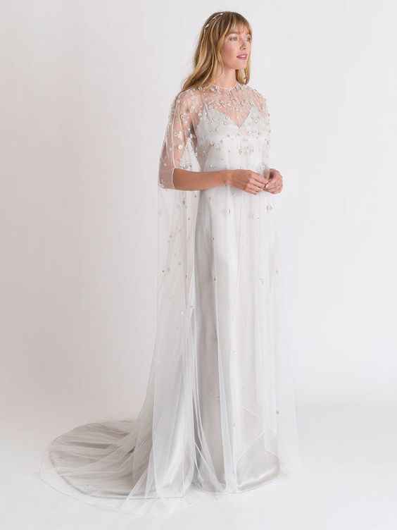 Ponle una bella capa a tu vestido de novia - 29