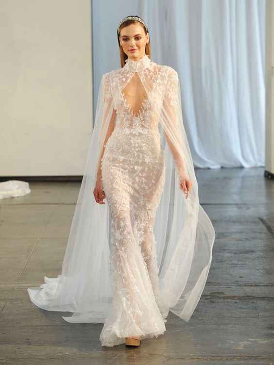 Ponle una bella capa a tu vestido de novia - 34