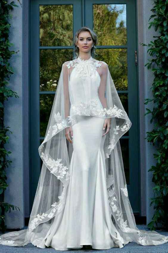 Ponle una bella capa a tu vestido de novia - 37