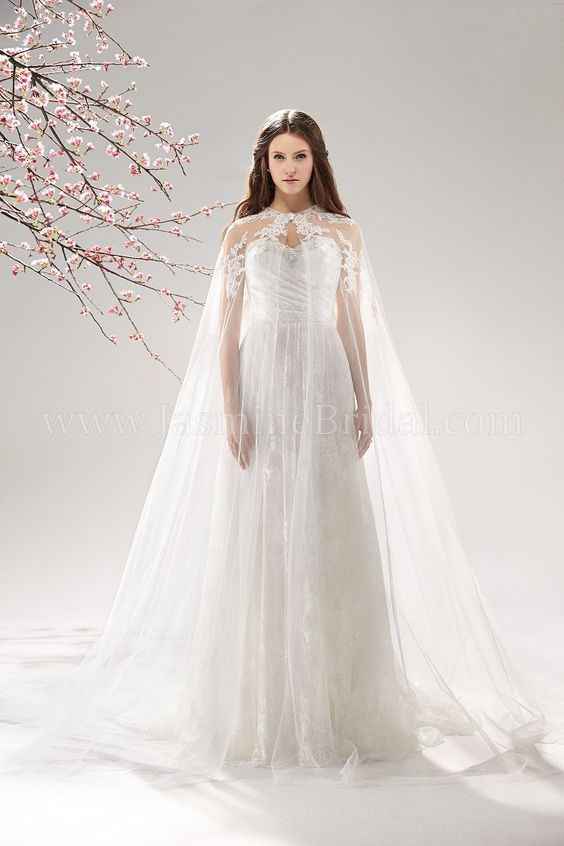 Ponle una bella capa a tu vestido de novia - 40