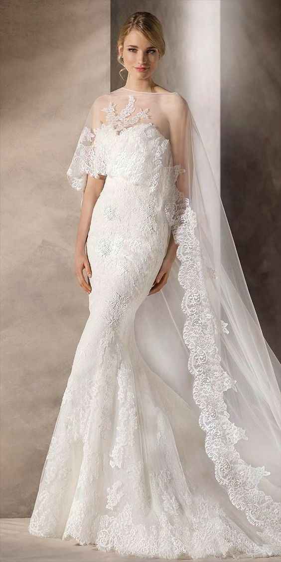 Ponle una bella capa a tu vestido de novia - 50