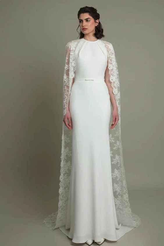 Ponle una bella capa a tu vestido de novia - 65